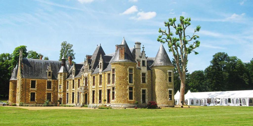 Chateau De Cheronne Panzió Tuffé Kültér fotó